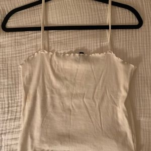 Topshop white tank